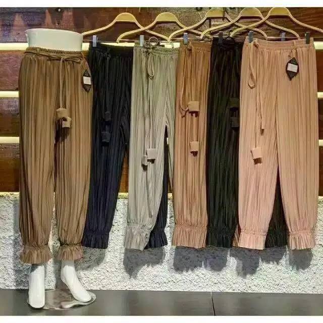 GROSIR CELANA ALADIN WANITA JOGER PLISKET Shopee Indonesia GROSIR CELANA ALADIN WANITA JOGER PLISKET Shopee Indonesia