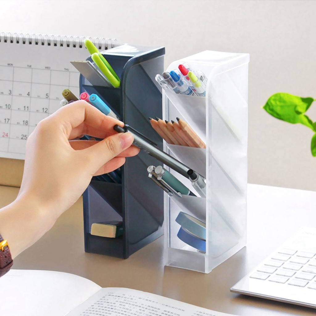 

Tempat Alat Tulis Pensil Rapi Stand Organiser Kosmetik Pen Holder Rak Tempat Alat Tulis Kantor