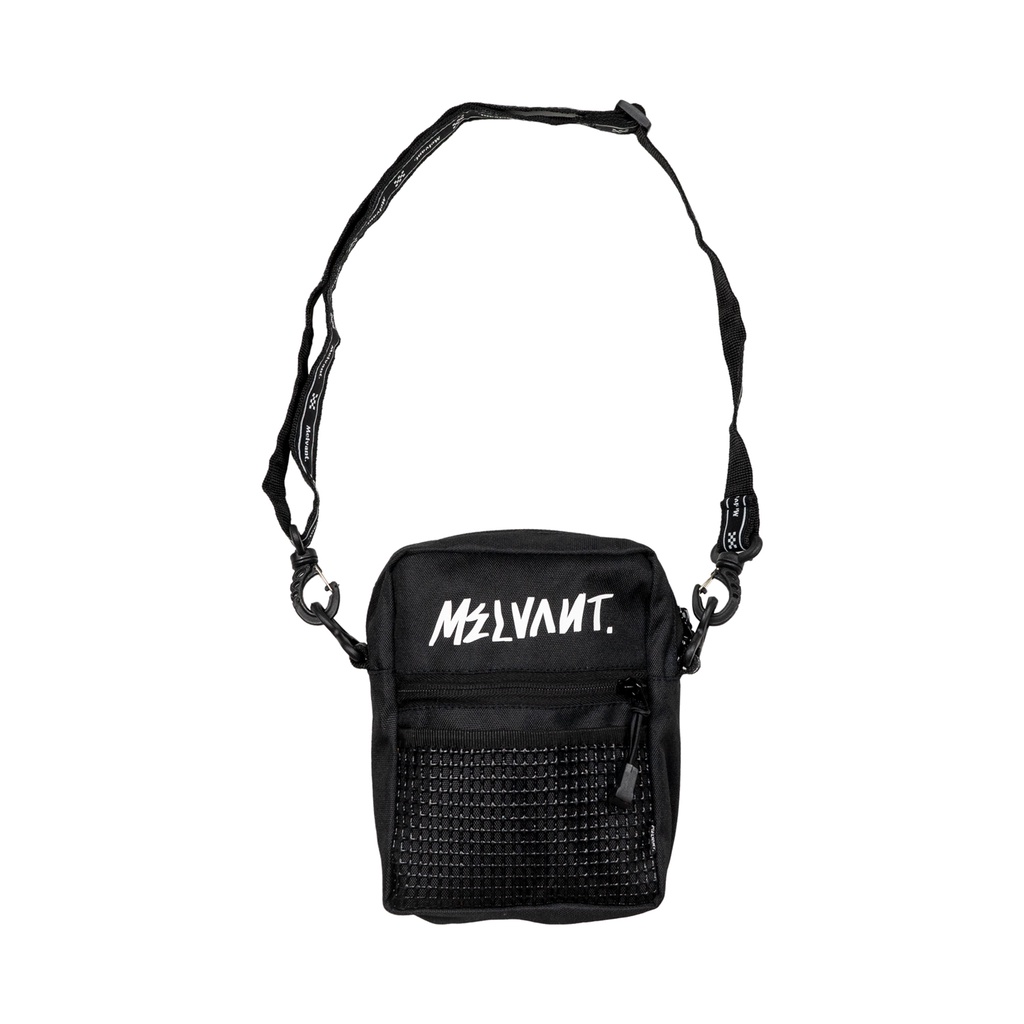 Melvant - MCSB Romanov Black Compact Shoulder Bag | Tas Selempang Hitam Kecil Pria