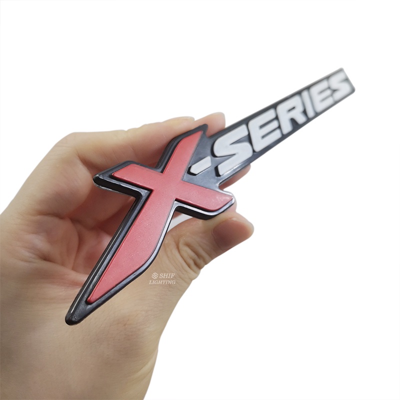 1pc Stiker Emblem Logo X-SERIES Bahan ABS Untuk Dekorasi Mobil ISUZU DMAX X-SERIES