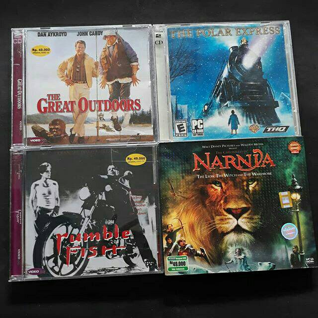 VCD The Great Outdoors
& Rumble First
& Narnia