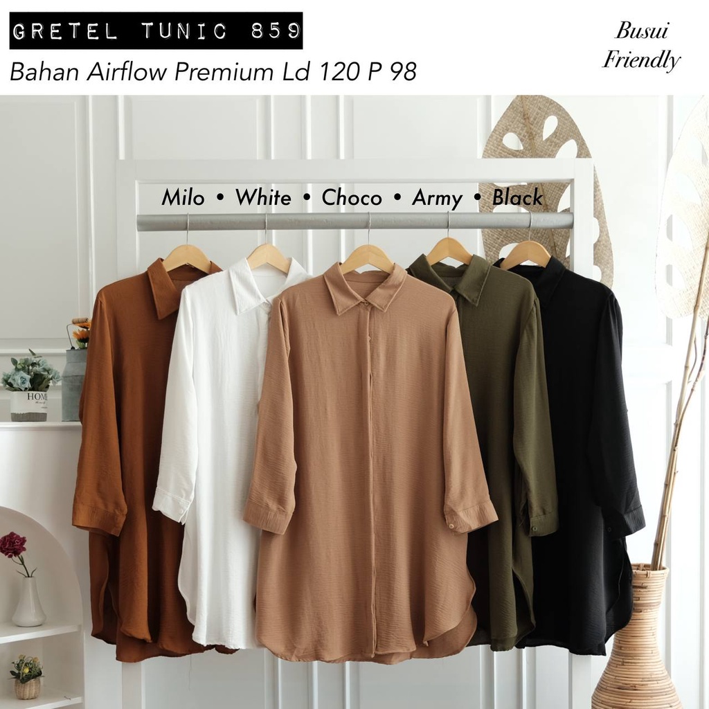 GRETEL JUMBO TUNIC / TUNIK / ATASAN / KEMEJA