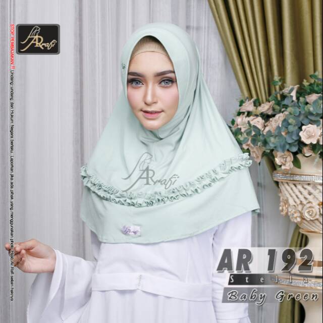 AR RAFI STORE 🌸 AR 192 🌸 BERGO GOTIK ORI HIJAB AR RAFI
