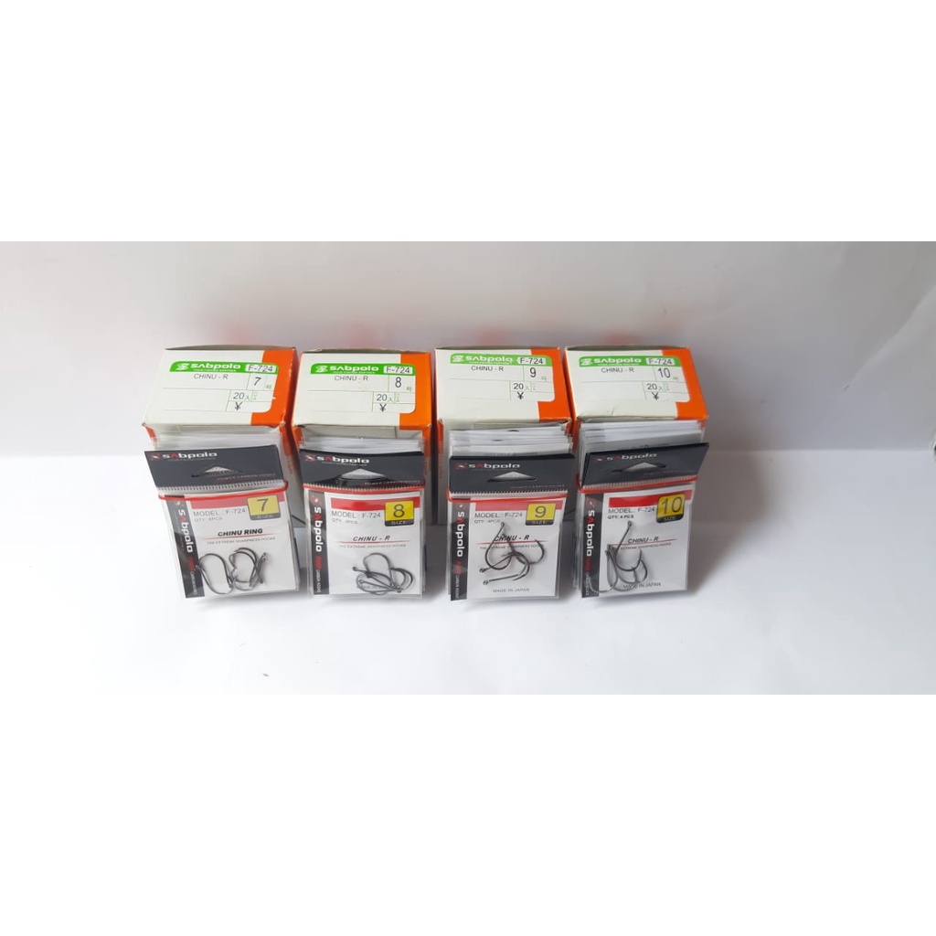 Kail Pancing Sabpolo Chinu Ringed F 724 Extreme Sharpness Hooks  Made In Japan
