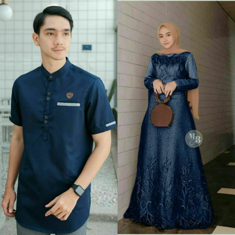 Couple gamis borkat, Couple ramadhan, baju lebaran 2021, gamis borkat, gamis couple standar & jumbo