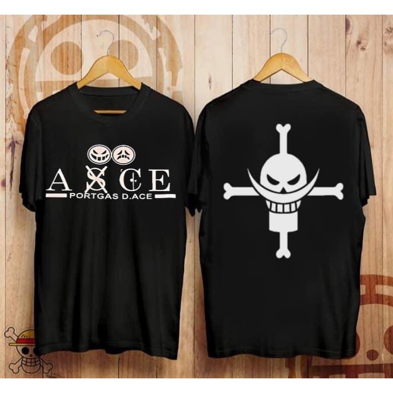 Tshirt Portgas D Asce Black Onepiece Casual