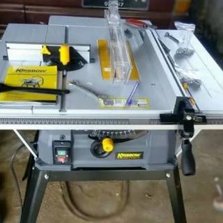 Krisbow table saw mesin gergaji otomatis  portabel 