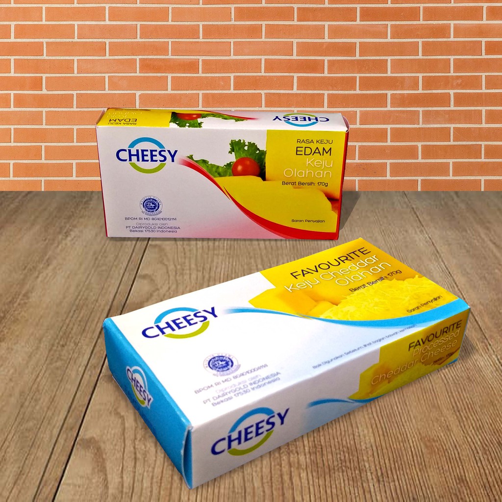 

Cheezy Keju Ceddar & Keju Edam 170gr