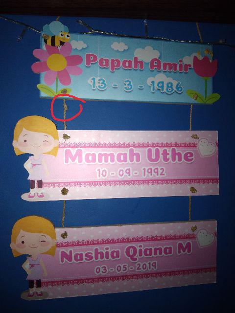 A32 Custom Rooms Tulisan Pajangan Hiasan Dinding Dekorasi Ruang Ato Pintu Free Bubble Wrap