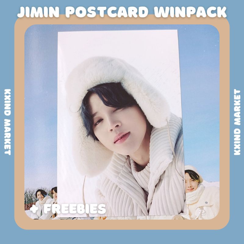 Postcard Jimin BTS Winter Package 2021 / PC BTS / PC Jimin / album BTS / winpack BTS / PC bts