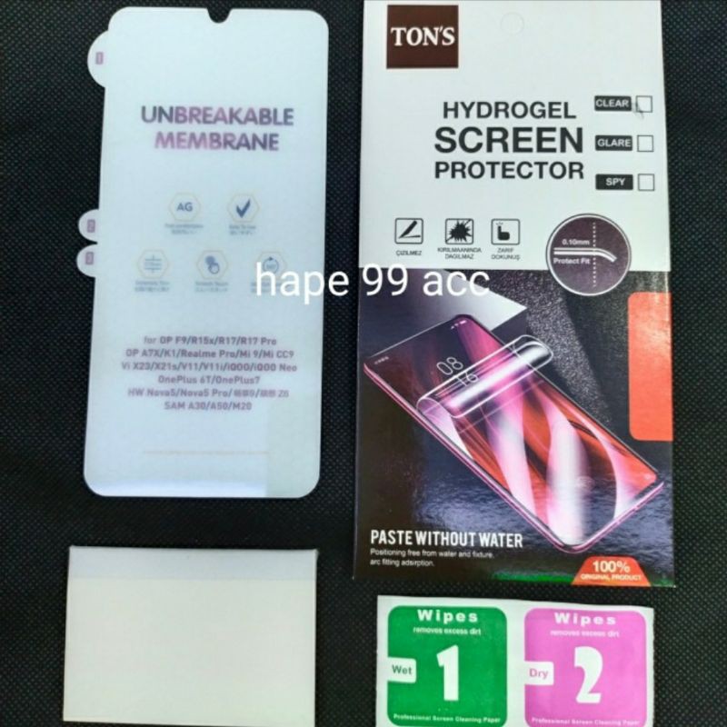 Samsung a30 a30s a50 a50s m20 m21 m30s m31 anti gores hydrogel matte screen protector