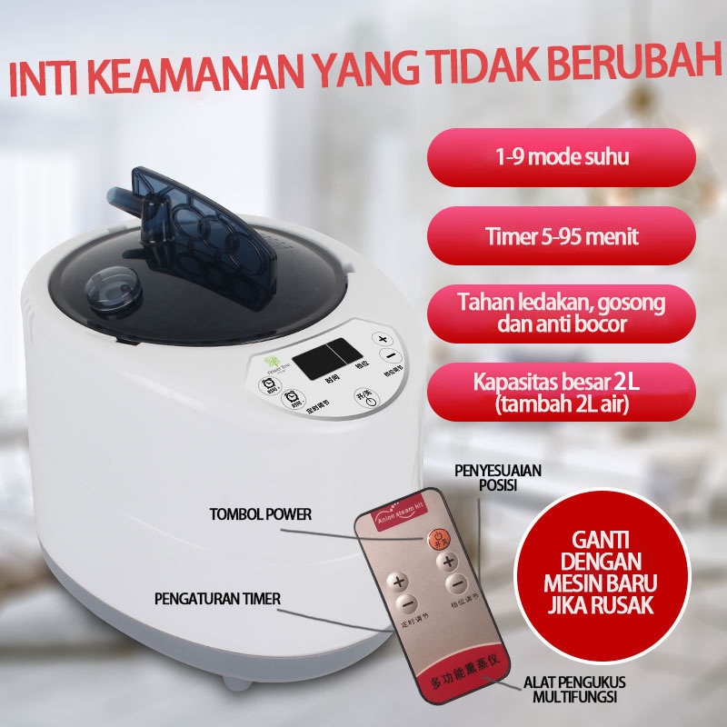 kotak sauna / Portable Steam Sauna Alat Pelangsing Tubuh / Alat Spa /Alat Mandi Uap