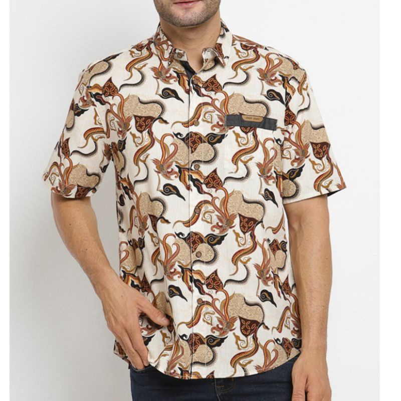 FRDY JKRT Aksa Men Modern Batik Shirt Poshboy Original