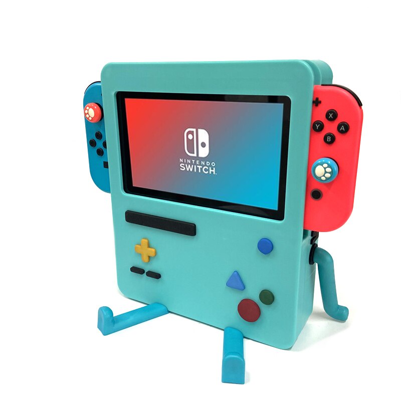 Stand Konsol Game Nintendo Switch Motif Kartun Lucu Bahan Silikon