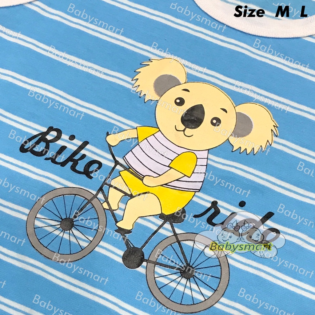 Babysmart - Setelan Singlet/Kutung Anak/Bayi SALUR SABLON H070 MOM'S GIFT SNI Bahan Katun Spandex Size M L