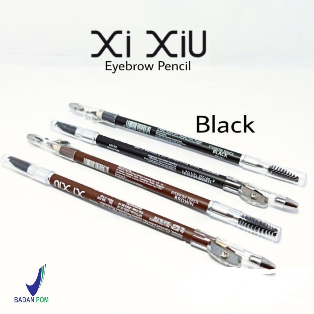 Xi Xiu Eyebrow Pencil | XIXiU Pensil Alis 2 in 1 Eye Brow