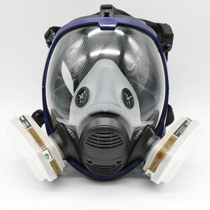 JUAL MURAH Import 7 Pcs Masker Respirator Pelindung Gas/Cat Semprot Full Face
