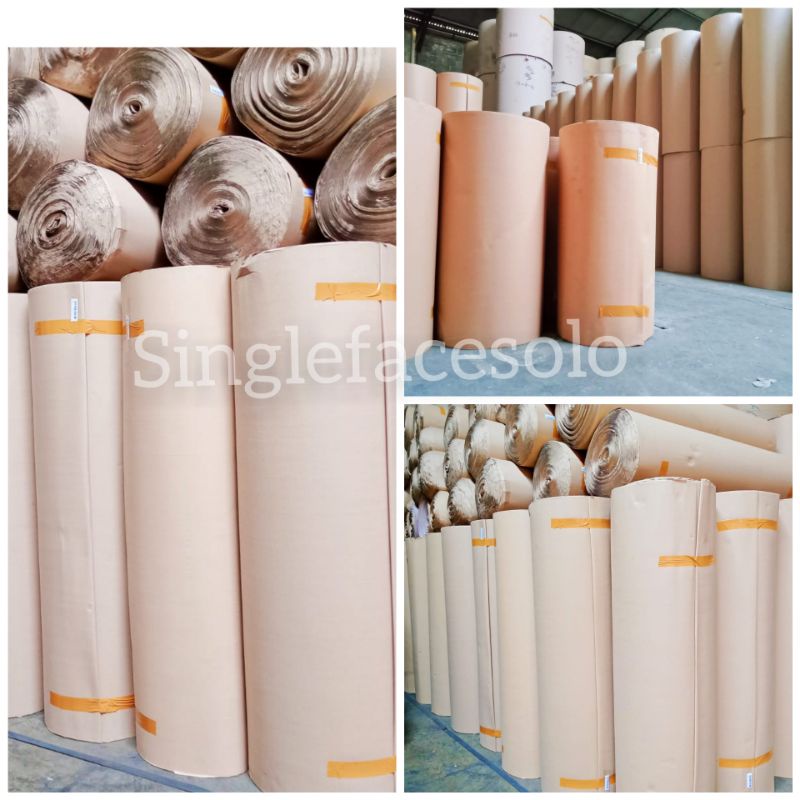 

Kardus Lembaran Single Face roll Single Face Corrugated 160 cm x 17 m