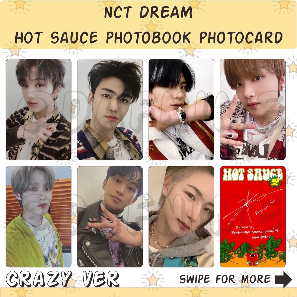 NCT DREAM HOT SAUCE PHOTOCARD UNOFFICIAL