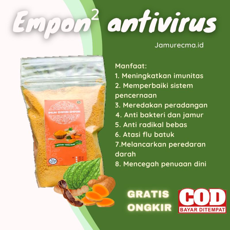 JAKUTE Jahe Kunyit Temulawak /EMPON-EMPON /PENYEGAR BADAN