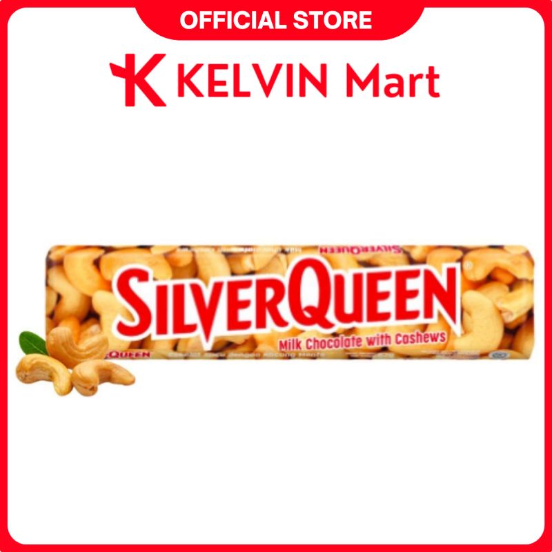 

Silver Queen Chocolate Cashew Cokelat SilverQueen Pck 58g | KELVIN Mart