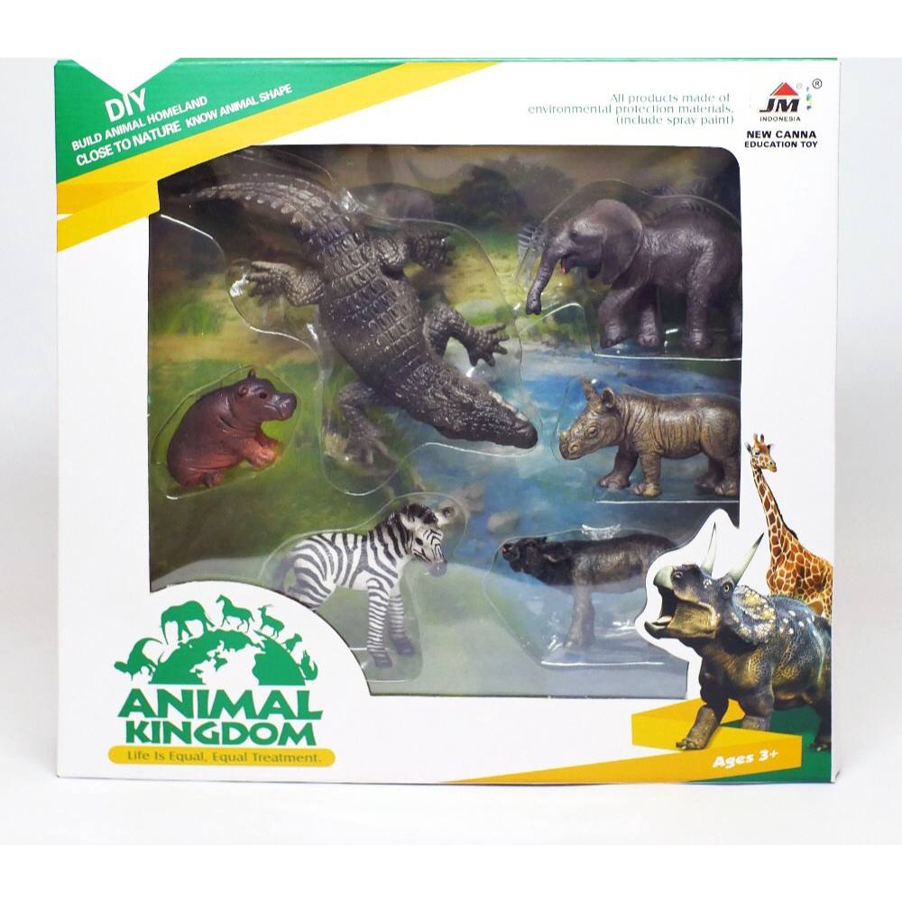 New Canna Animal Kingdom - Habitat Set 6 Jenis Hewan