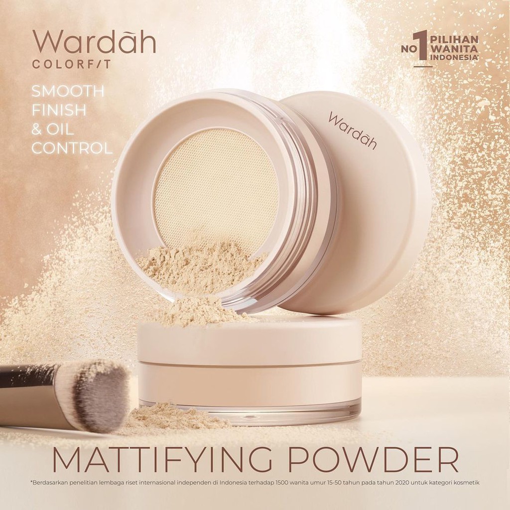 Jual Wardah Colorfit Mattifying Powder Indonesia|Shopee Indonesia