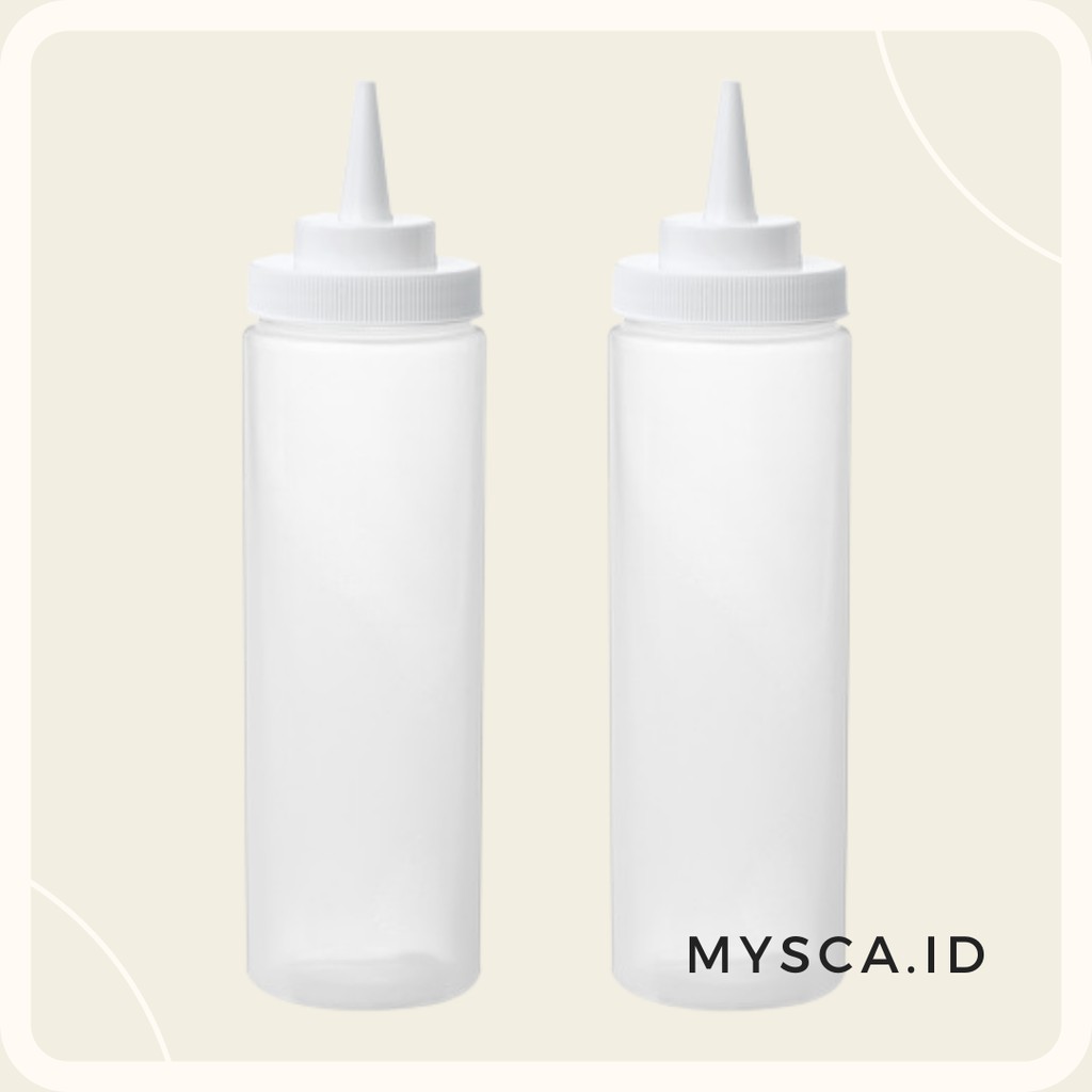 GRILLTIDER Botol Plastik Pencet Tempat Saus Sambal, Kecap, Bumbu Isi 2 pcs IKEA
