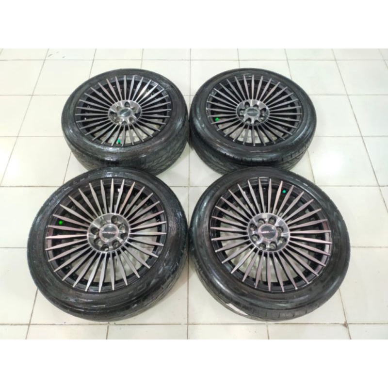 Velg Mobil Second MODELART Ring 16x7 pcd 4x100-114.3 + Ban Gt Radial 195 50 R16