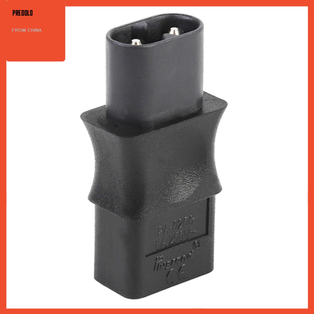 Konektor Adapter Iec 320 C8 Male Plug Ke C9 2 Pin Female 6a/250v