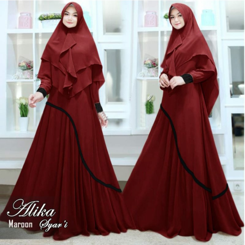 Alika Syari Set / SET GAMIS BERGO