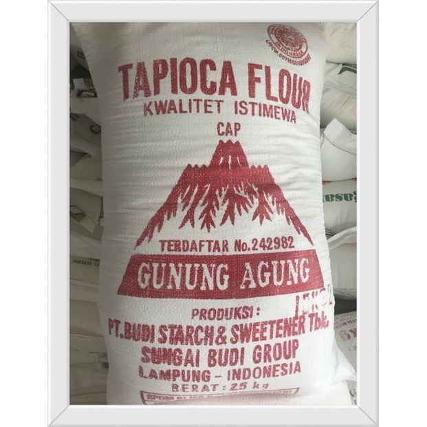 

Tepung Tapioka Sagu Gunung Agung (25 KG)