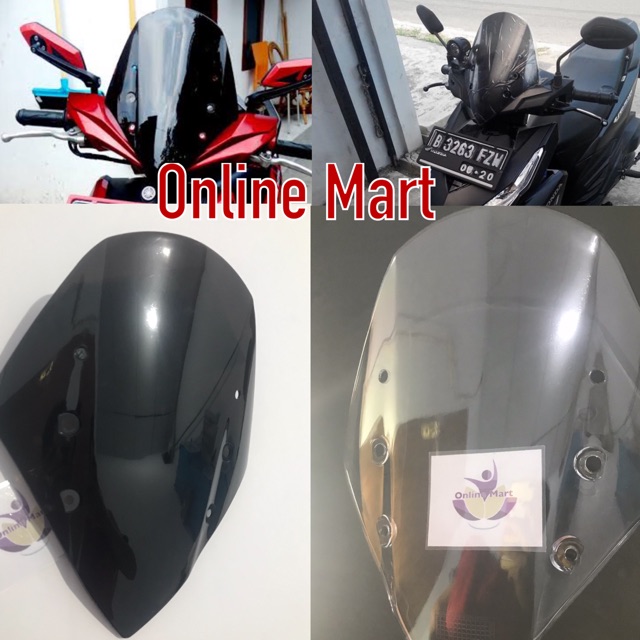 Visor Windshield CS 1 cb 150 r verza new megapro beat vario dll universal