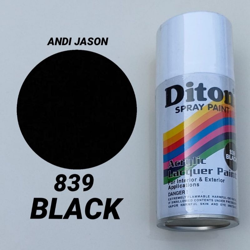 DITON CAT SEMPROT 300CC NO 839 BLACK