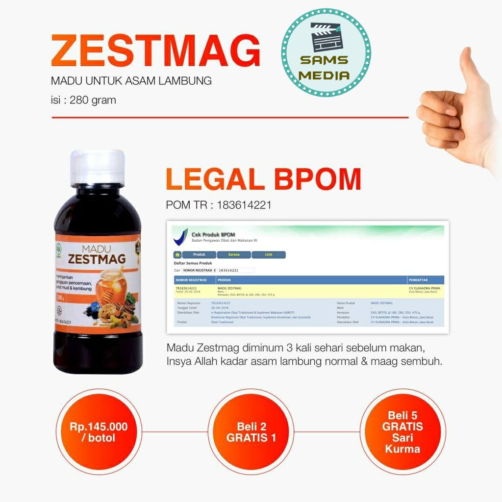 Madu Zestmag Zesmag Zes mag Obat Mag Maag Zetsmag Obat Mag Gerd Penurun Asam Lambung Terbukti