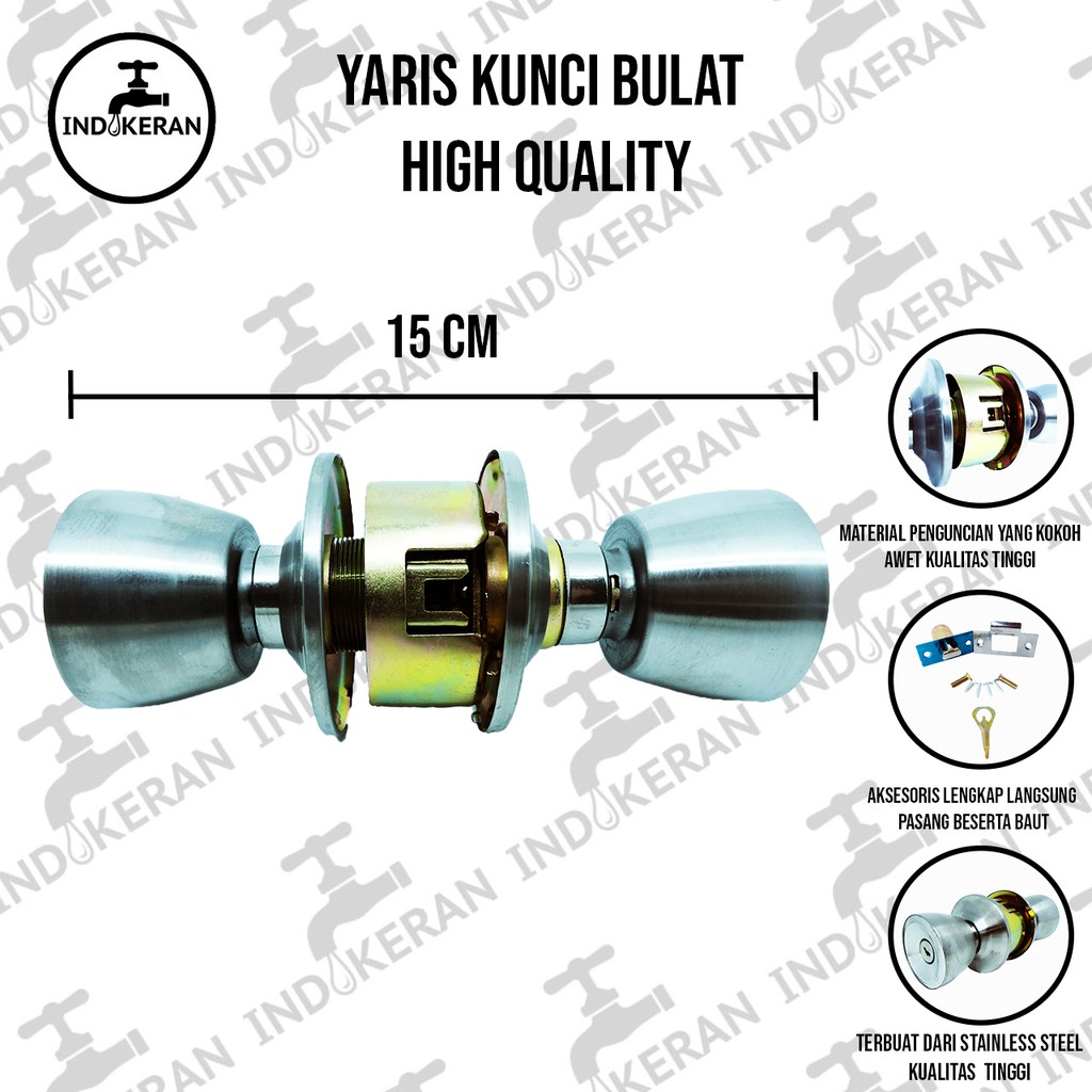 INDOKERAN - Kunci Bulat Round Door - High Quality