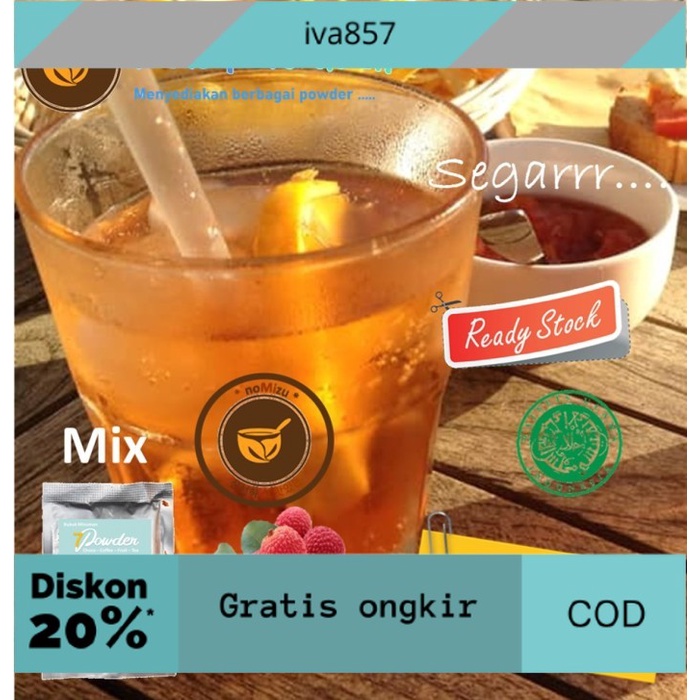 

PROMO Bubuk Minuman 7 Powder rasa Lecy Tea - Mix 1 kg GRATIS ONGKIR