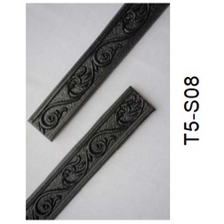 List wallfoam 3D TERBARU 2.3m×5cm×5mm-HITAM