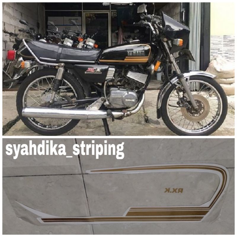 Jual STIKER STRIPING LIS BODY YAMAHA RX S RXS SPECIAL GOLD 1992 92 ...