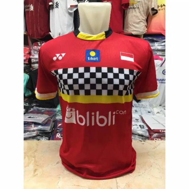 Baju BADMINTON / BULU TANGKIS Yonex Y.151 Merah