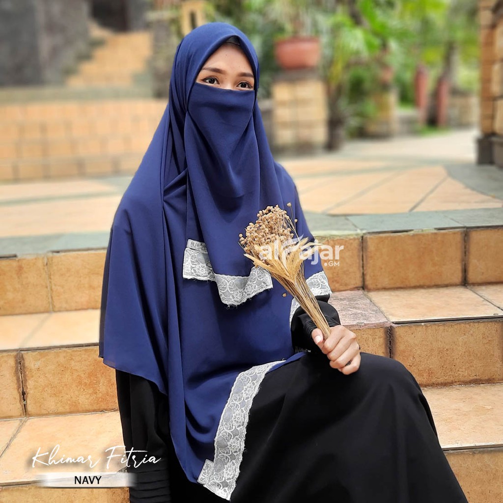 Khimar Syar'i Ceruty Fitria by Alfajar Free Cadar