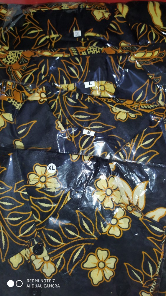 Batik Couple Keluarga Sania Ruffle Ori Ndoro Jowi Dnt Motif Cendrawasih Kuning