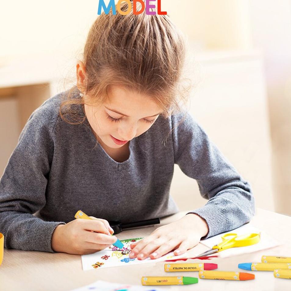 

Harga Bersahabat.. Crayon Anak Mewarnai 24 Warna Krayon Oil Pastel Desain Barrel KIDS LAND