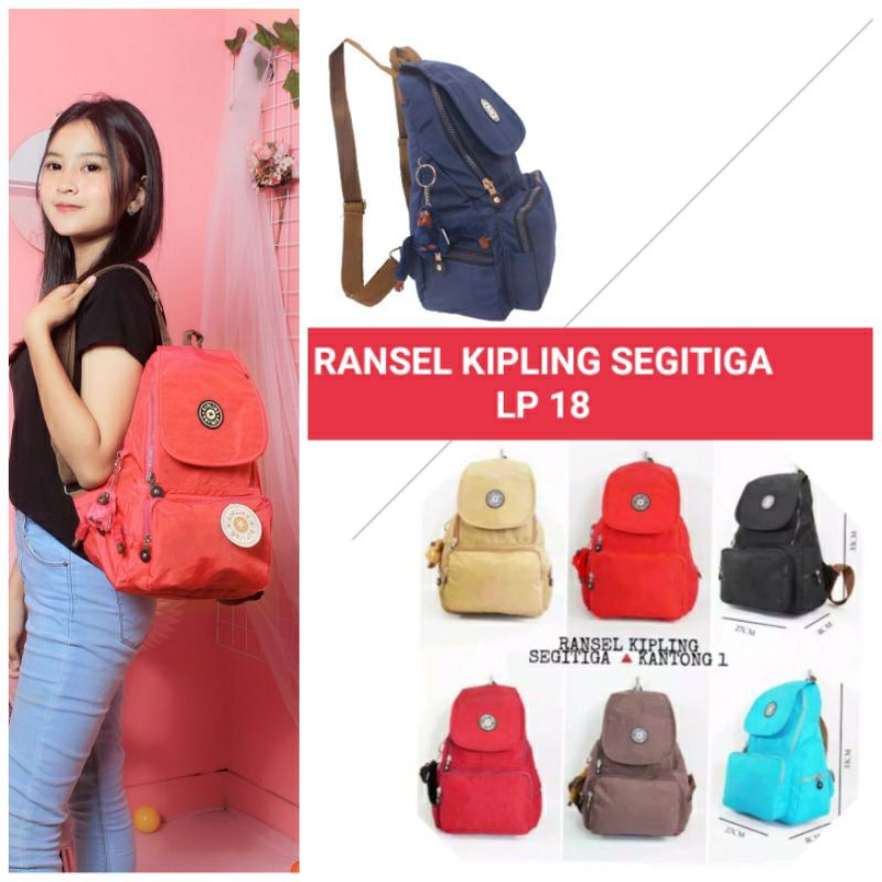 Tas Ransel Medium Import free gantungan monyet random