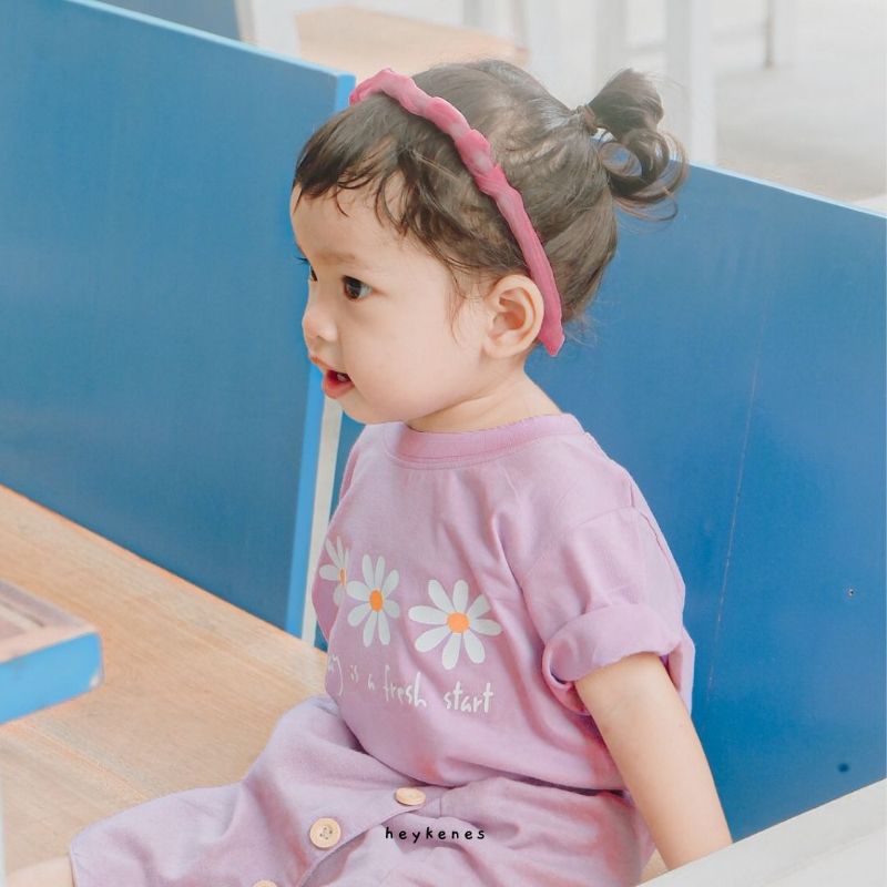 Heykenes Kaos Anak Daisy Cotton 30s