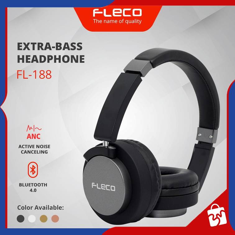 Headphone Bluetooth Extra Bass FLECO FL-188BT