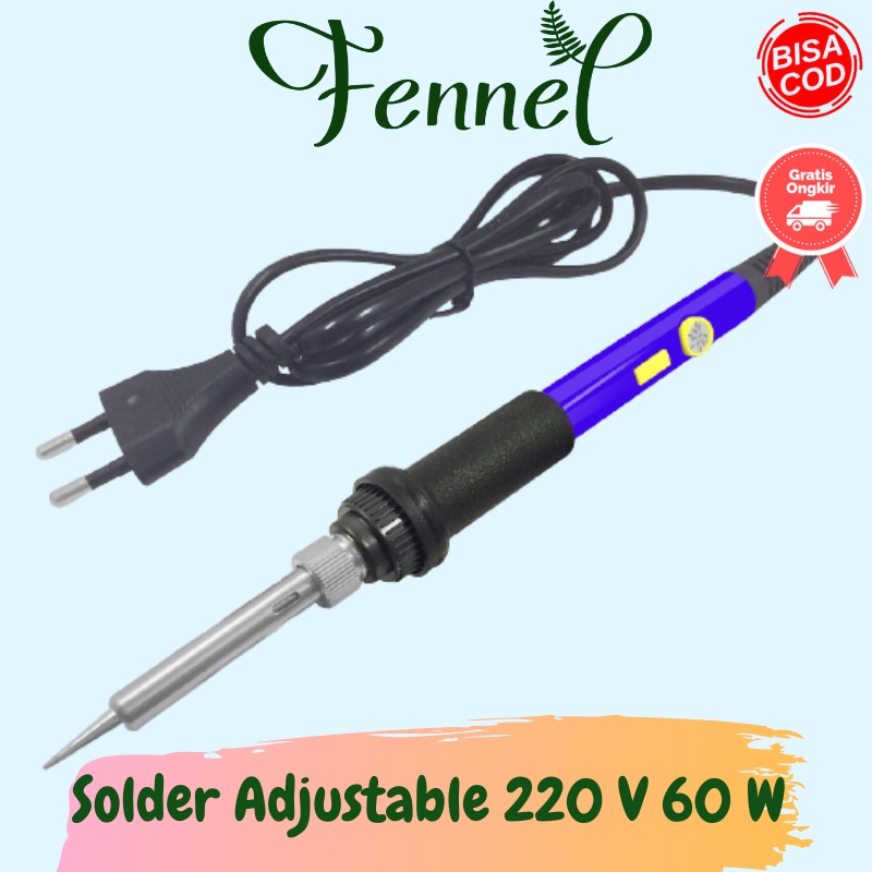 Solder Patri Elektrik Adjustable Temperature 220V 60W KS9160B