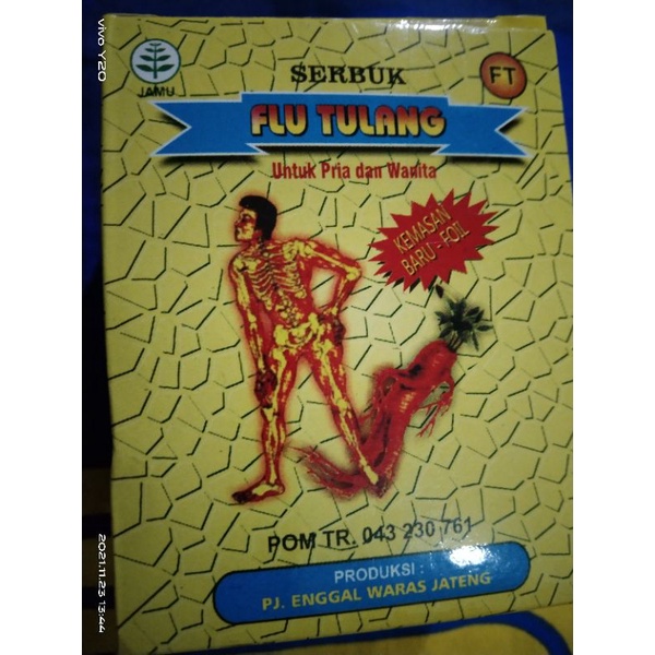 

FLU TULANG JAMU SERBUK