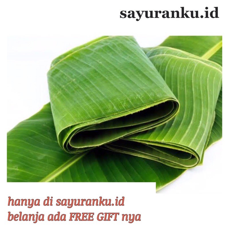 

daun pisang per ikat sayur segar sayuran fresh pasar murah pasar jakarta