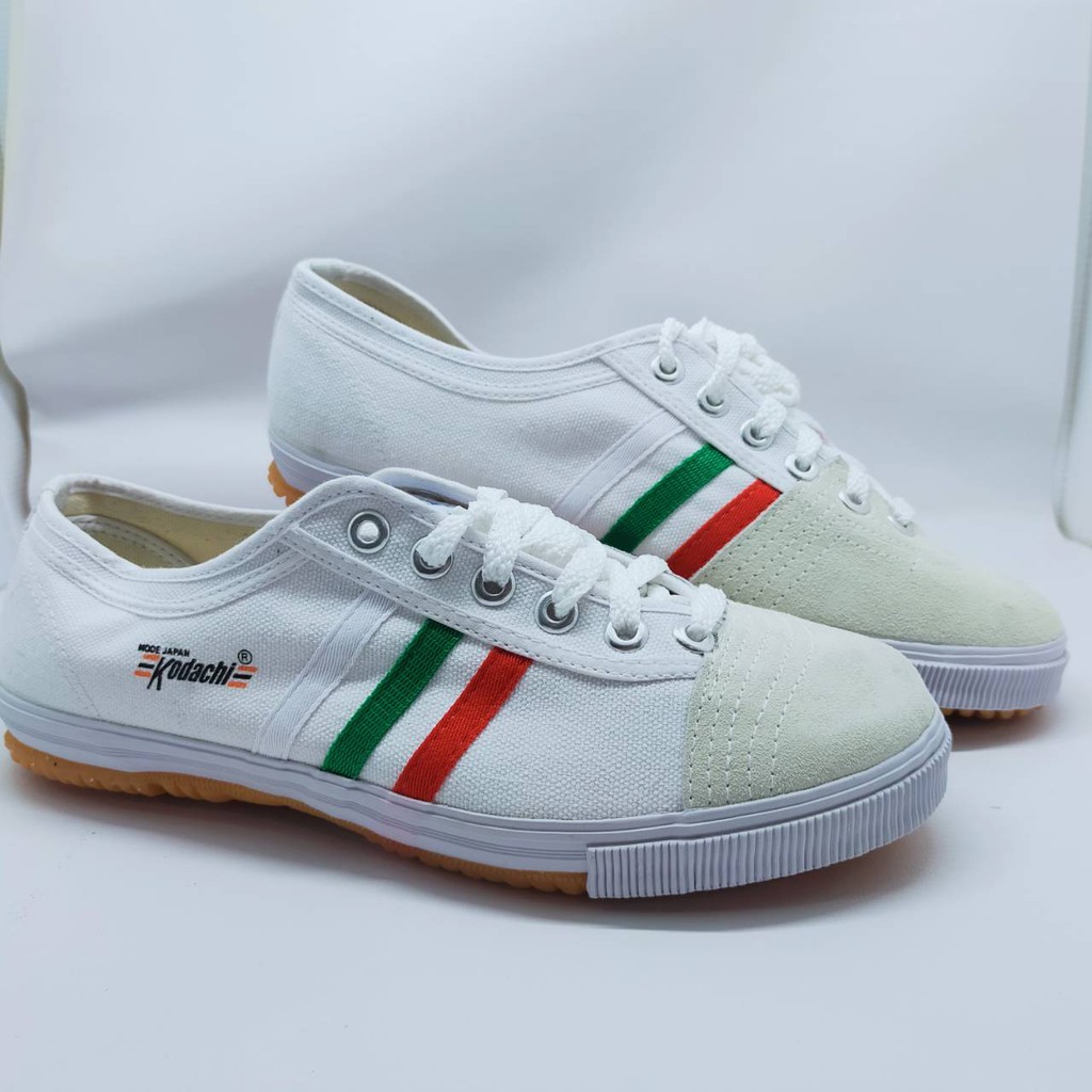 Sepatu Kodachi 8175 Putih Hijau Merah Italia Sneakers Pria Wanita Sneakers Original Classic Capung
